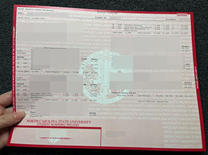 北卡罗莱纳州立大学成绩单-1
