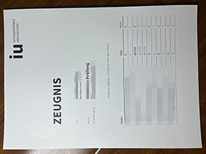 IU国际应用科技大学成绩单-1