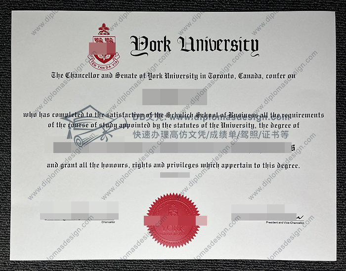 约克大学文凭