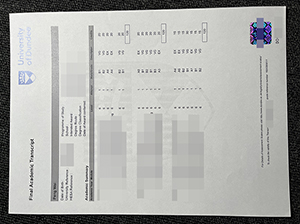 邓迪大学成绩单-1