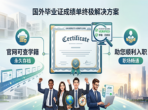 国外毕业证成绩单终极解决方案-1